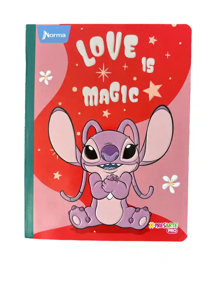 Cuaderno Rayado Stich