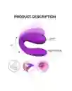 Vibrador Doble Vebe Purple Shande