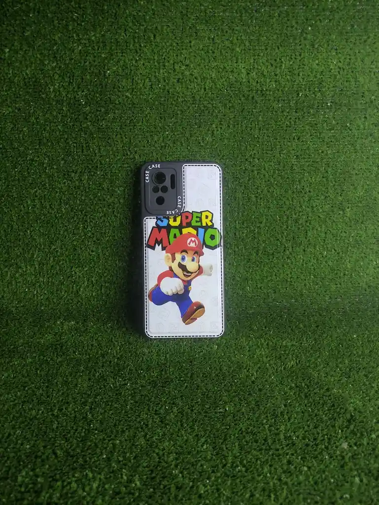 Xiaomi Redmi Note 10s 4g | Forro Protector | Case Rigido|casetifi |super Mario Corriendo | Xiaomi | Carcasa | Funda | Anti Humedad | Full Proteccion.