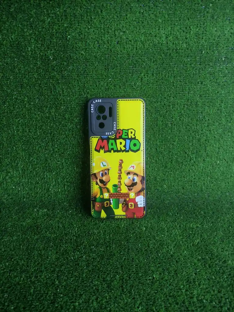 Xiaomi Redmi Note 10s 4g | Forro Protector | Case Rigido|casetifi |super Mario Y Luigi | Xiaomi | Carcasa | Funda | Anti Humedad | Full Proteccion.