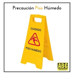 Señal De Prevencion Piso Humedo (62cms X 30cms)