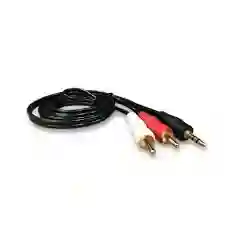 Cable Audio 3.5 A 2 Rca 1 Mts