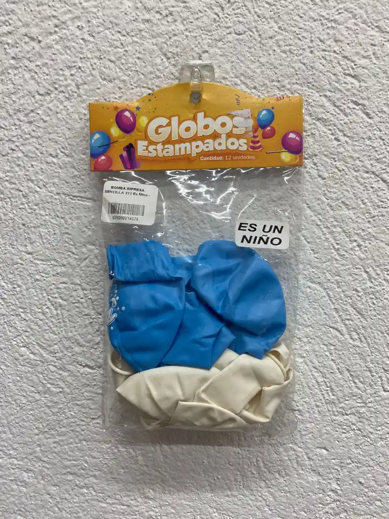 Globo Estampado Es Un Niño R12 Paquete De 12 Globos