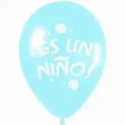 Globo Estampado Es Un Niño R12 Paquete De 12 Globos