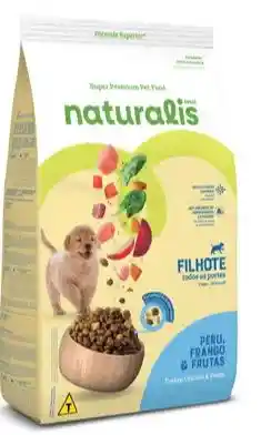 Naturalis Dog Puppy Chicken Turkey Fruits All Breeds