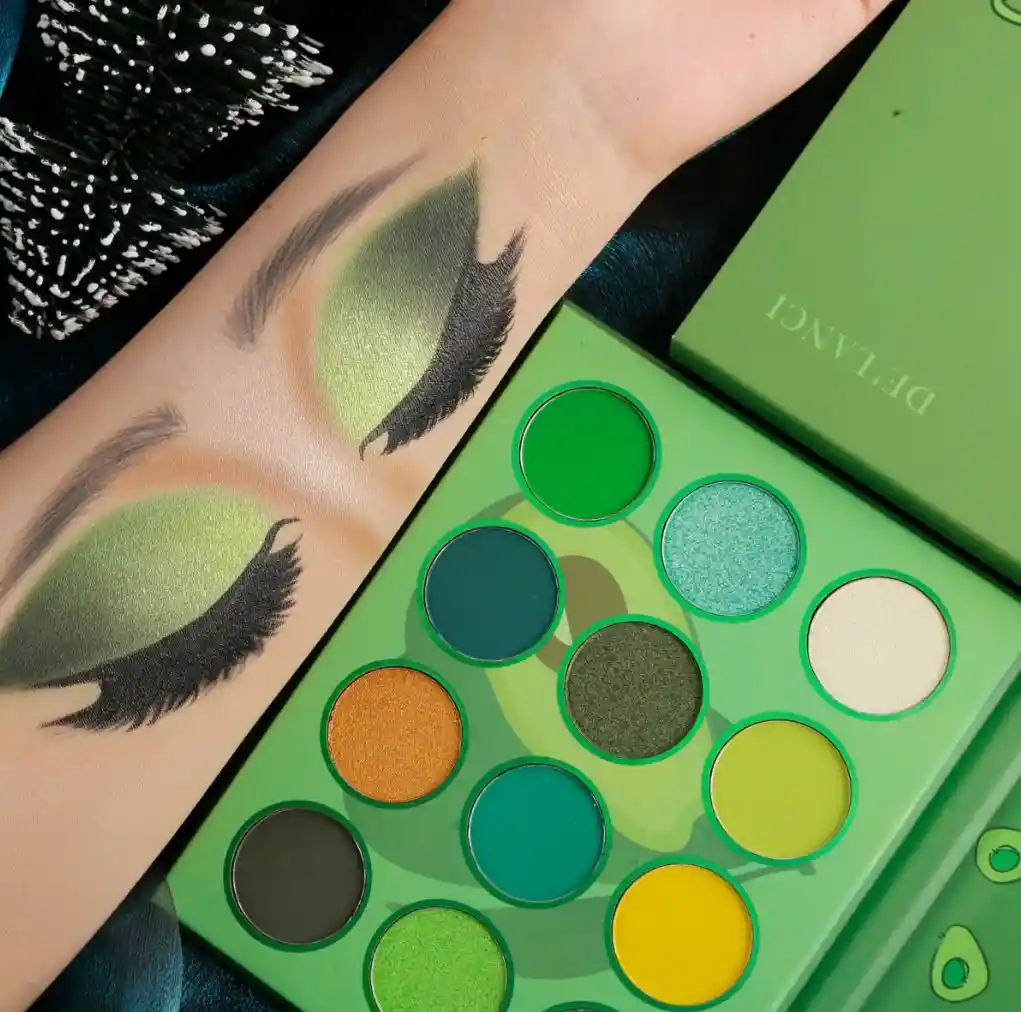 De’lanci Eyeshadow Palette Avocado Green