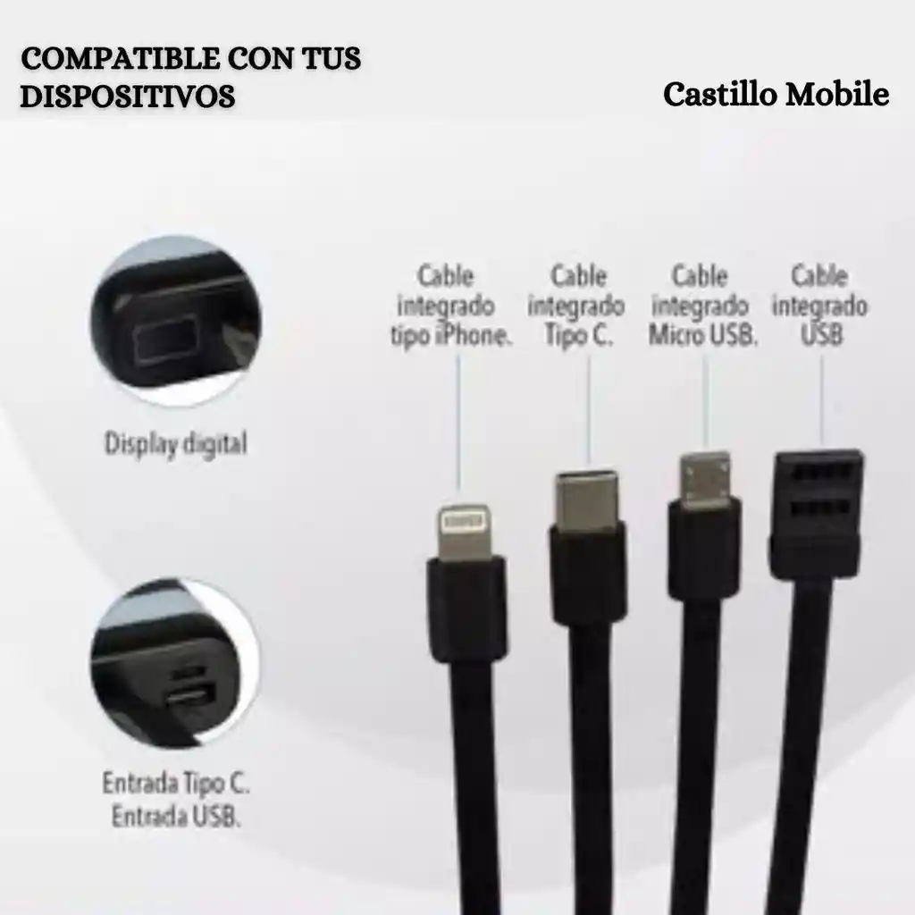 Power Bank 20.000 Mah Carga Rapida
