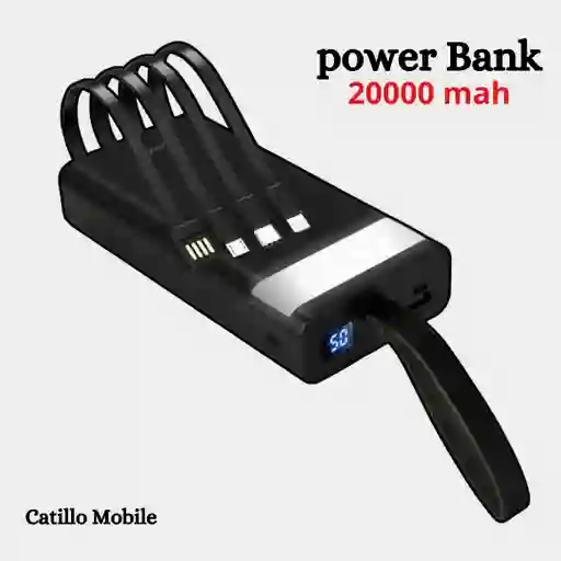 Power Bank 20.000 Mah Carga Rapida