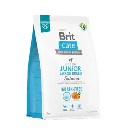 Brit Care Grain Free Junior Large Breed-salmon And Potato X 3kg
