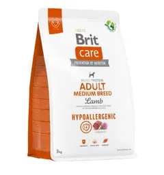Brit Care Hypoallergenic Adult Medium Breed Cordero 3kg