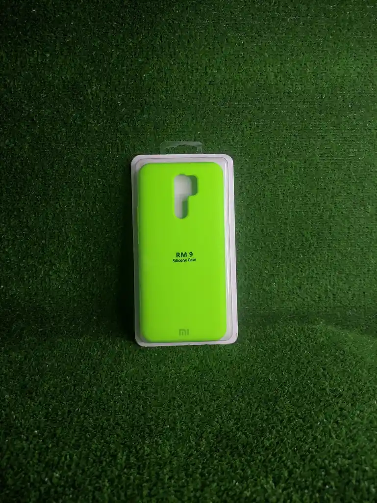 Xiaomi Redmi 9| Forro Protector| Silicone Case |verde Neon |xiaomi | Carcasa | Funda | Anti Humedad