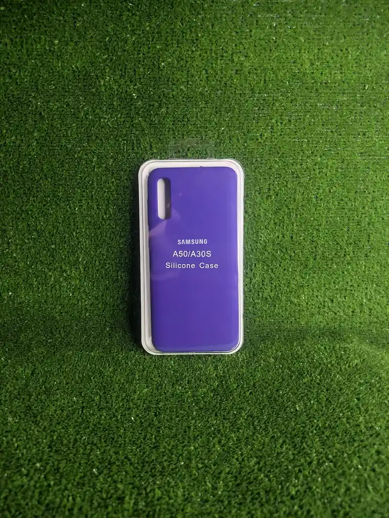 Samsung Galaxy A50| Forro Protector| Silicone Case |morado |samsung | Carcasa | Funda | Anti Humedad