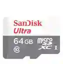 Tarjeta De Memoria Sandisk Sdsqunr-064g-gn3ma Ultra Con Adaptador Sd 64gb