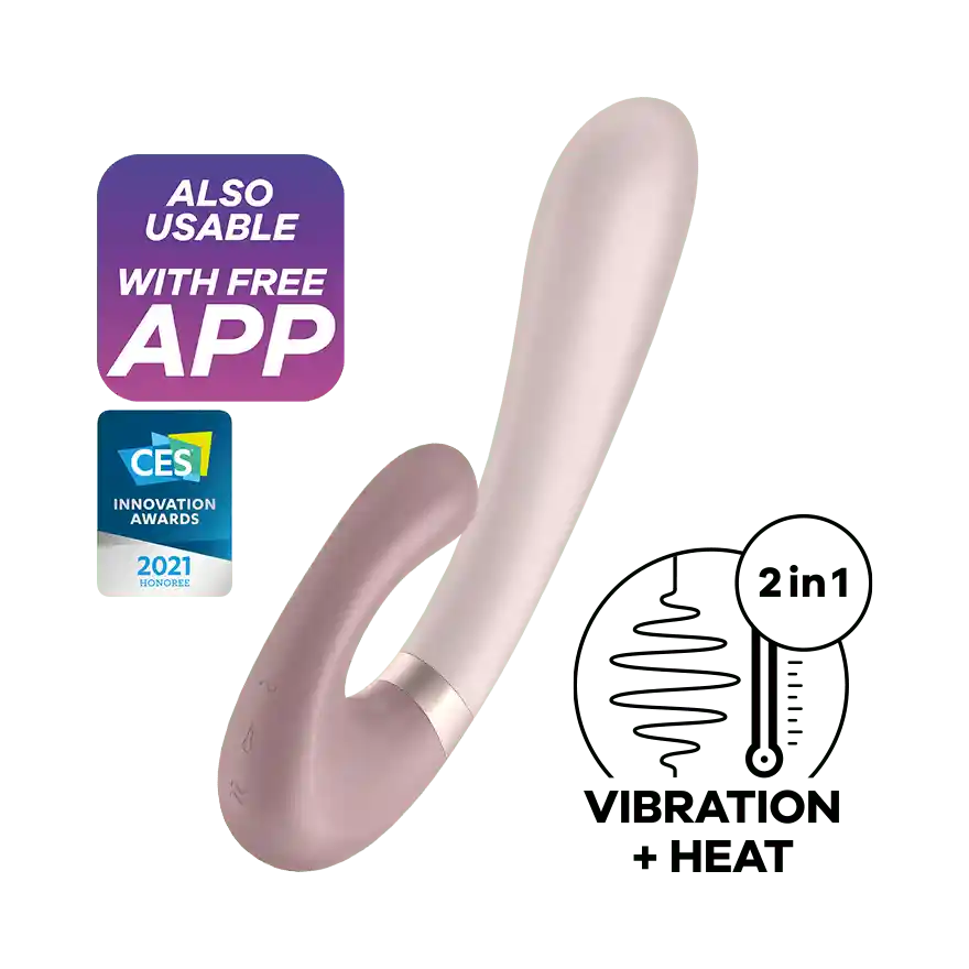 Vibrador Doble Estimulación Satisfyer Heat Wave Connect