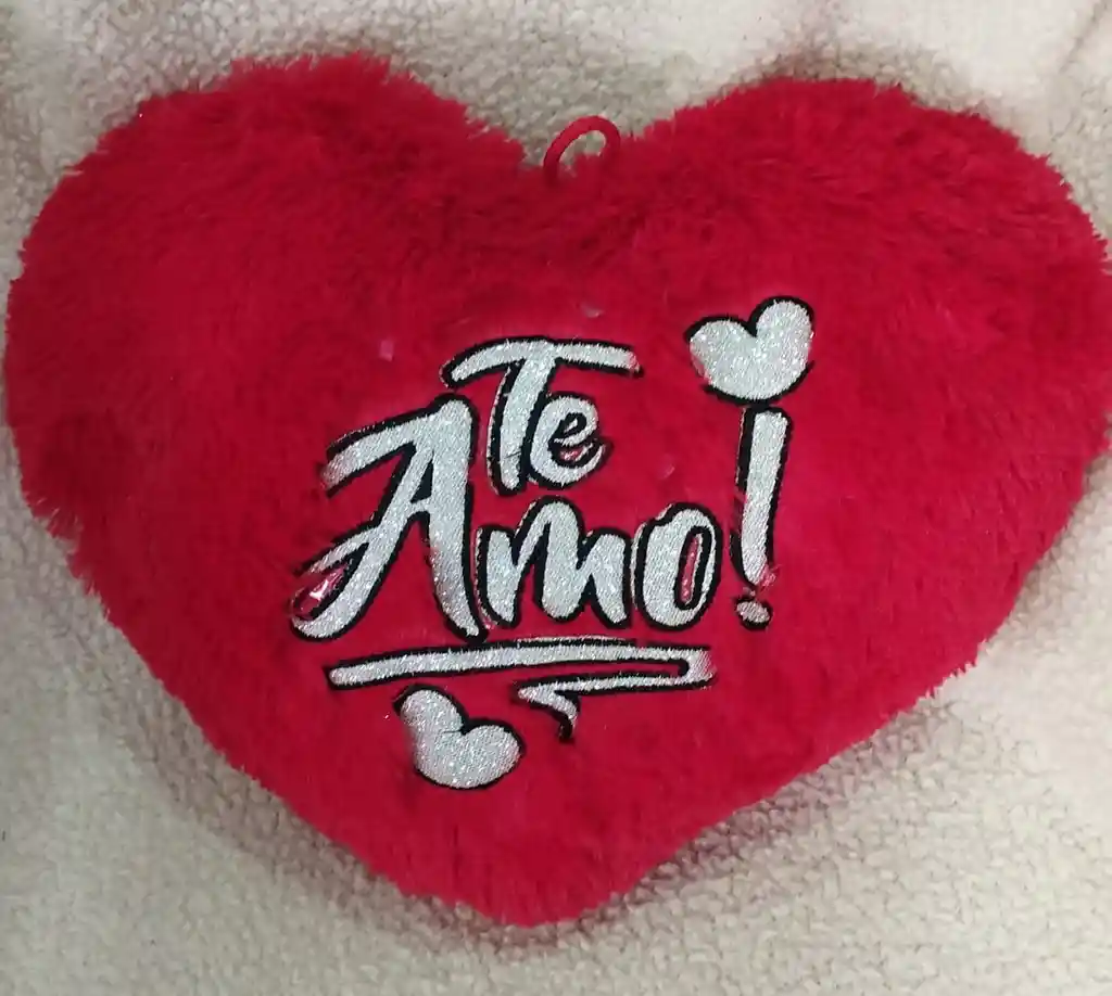 Peluche Cojin Corazon Te Amo