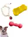 Kit Para Perros ( Comedor, Collar De Cadena Y Pesa Antisarro) Amor Perruno