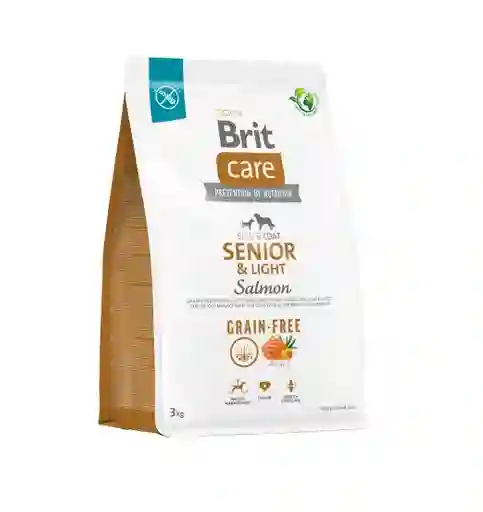 Brit Care Grain Free Senior And Light - Salmon X 3kg