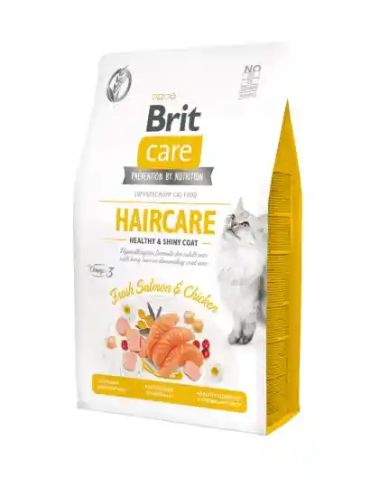 Brit Care Cat Grain Free Haircare Fresh Salmon And Chicken X 2kg