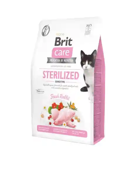 Brit Care Cat Sterilized Sensitive Fresh Rabbit X 2kg