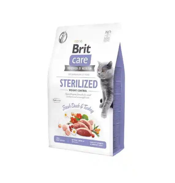 Brit Care Cat Sterilized Weight Control Fresh Duck And Turkey X 2kg