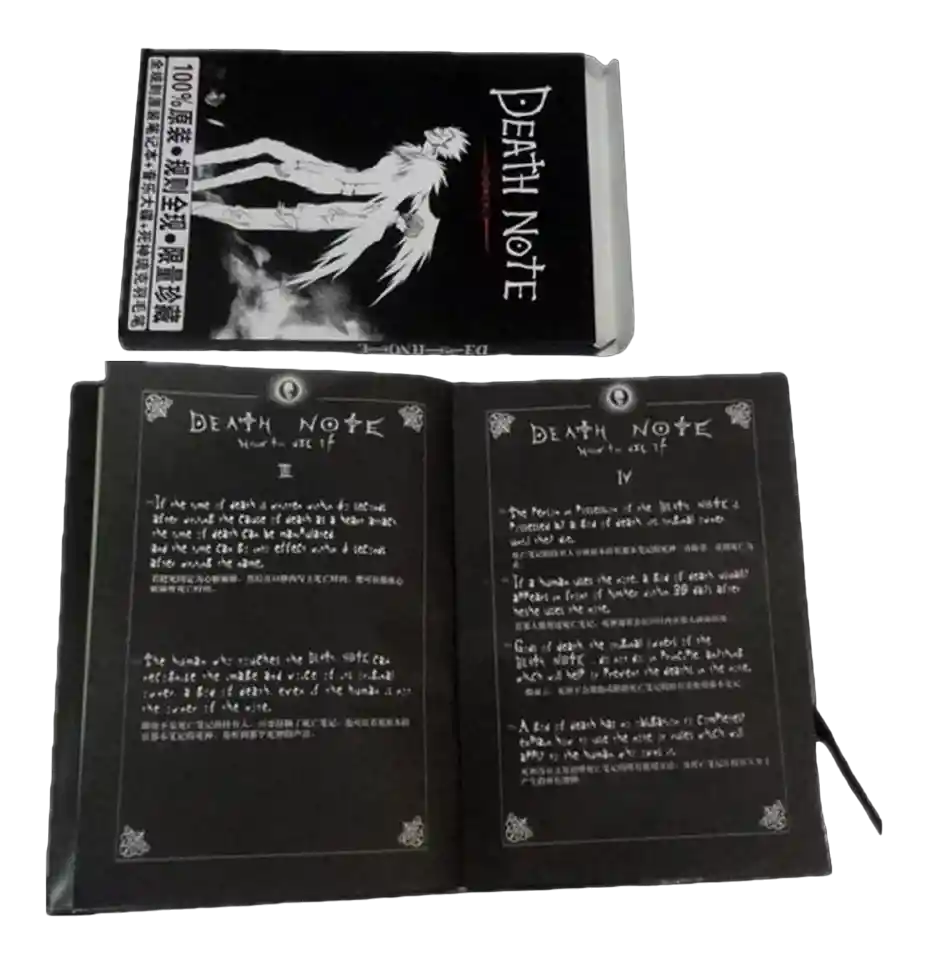 Libreta Death Note Con Cd Cuaderno Death Note Anime 22cm