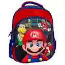 Kit X3 Morral Maleta Mediano + Lonchera + Cartuchera Niños Mario Jle