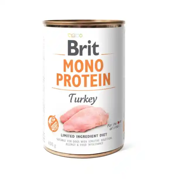 Brit Perro Lata Mono Protein-pavo X 400gr