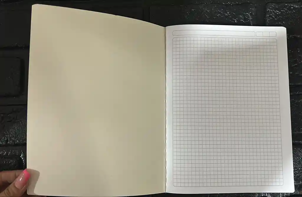 Cuaderno Cosido Cuadros 100 Hojas Dama Sencillo Cod.40361
