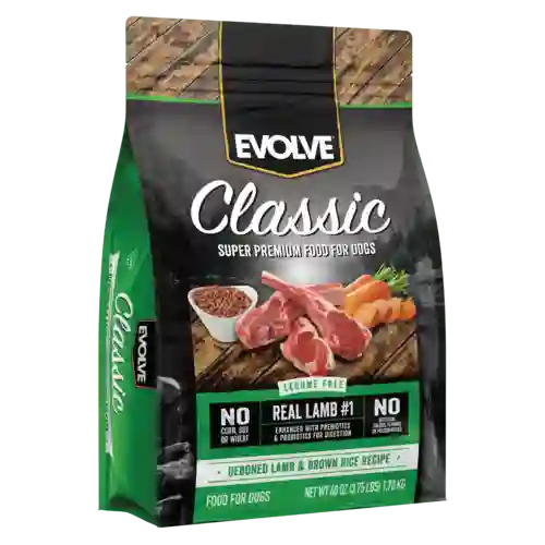 Evolve Alimento Para Perro Cordero 4 Lbs Evolve Cordero Dog Evolve Perro 4lbs