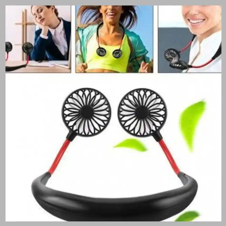 Ventilador Para Cuello Recargable 3 Velocidades