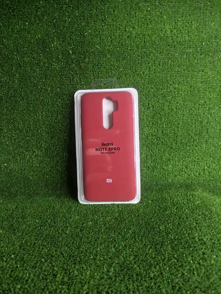 Xiaomi Redmi Note 8 Pro | Forro Protector| Silicone Case |rojo |xiaomi | Carcasa | Funda | Anti Humedad