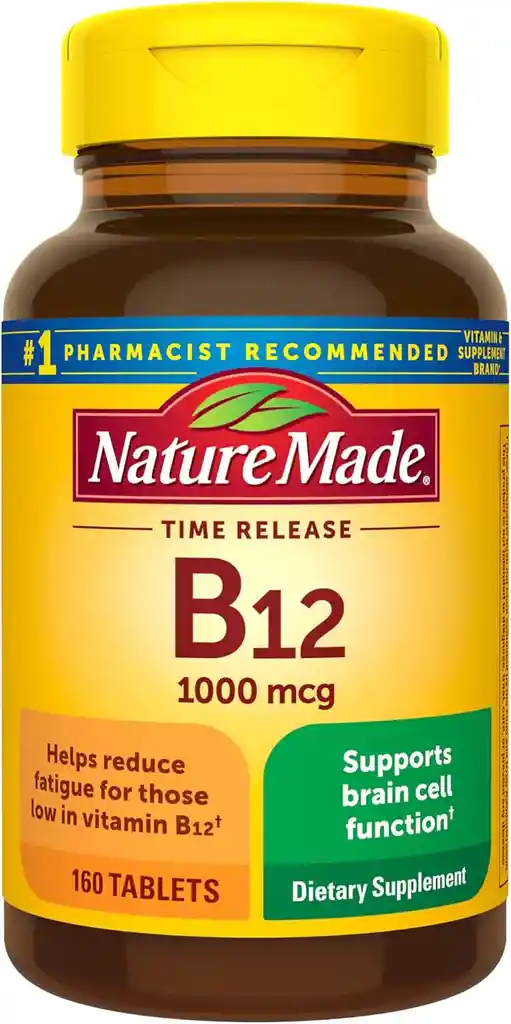 Nature Made B12 1000mcg 160 Tabletas