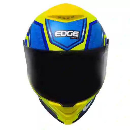 Casco Edge Integral Shanghai Quartz Amarillo/azul M