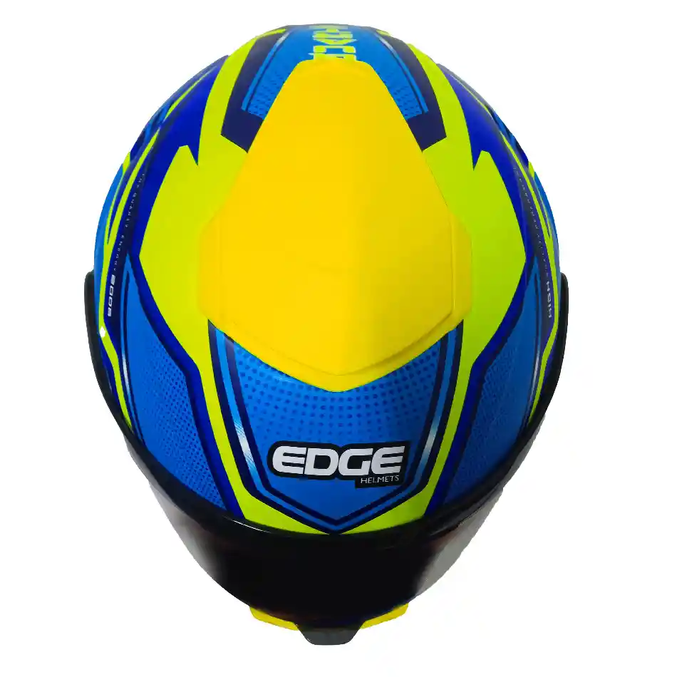 Casco Edge Integral Shanghai Quartz Amarillo/azul L