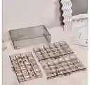 Organizador 2 En 1 Con Tapa Multifuncional Joyas Y Maquillaje