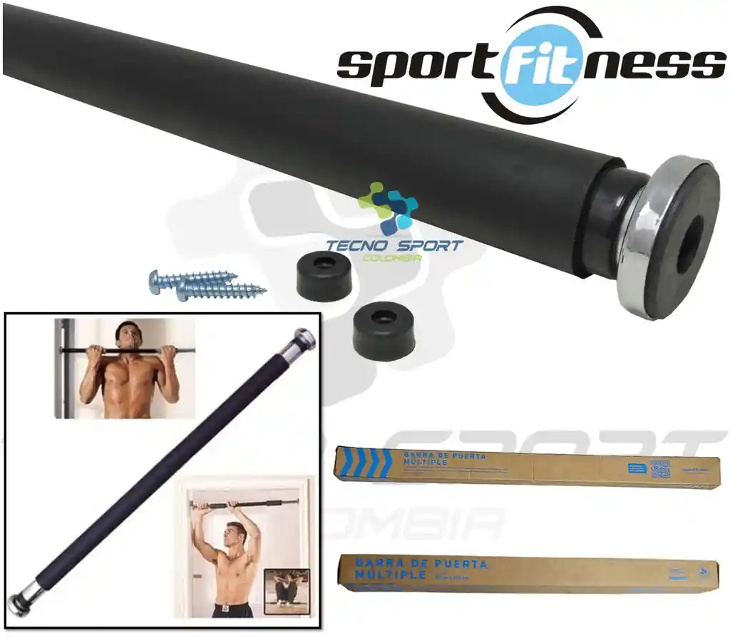 Barra Puerta Dominadas Sportfitness Flexiones Ejercicio Gym