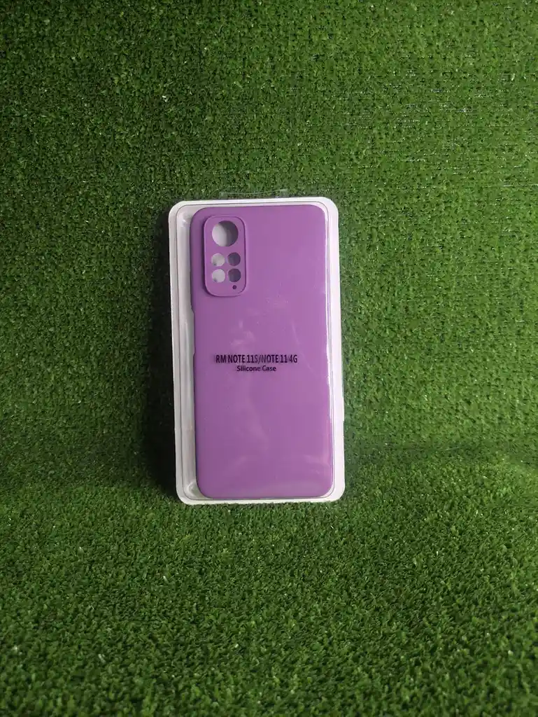 Xiaomi Redmi Note 11 4g| Forro Protector| Silicone Case |violeta|xiaomi | Carcasa | Funda | Anti Humedad