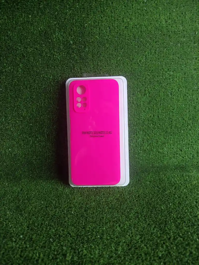 Xiaomi Redmi Note 11s| Forro Protector| Silicone Case |fucsia Neon|xiaomi | Carcasa | Funda | Anti Humedad