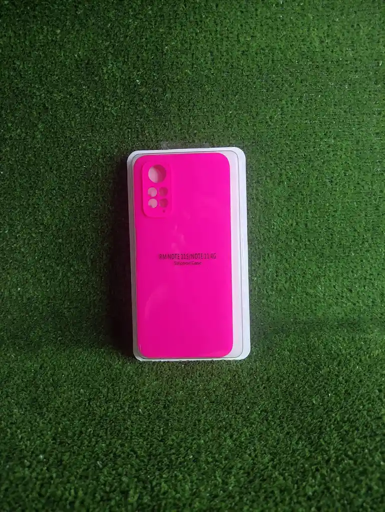 Xiaomi Redmi Note 11 4g| Forro Protector| Silicone Case |fucsia Neon|xiaomi | Carcasa | Funda | Anti Humedad