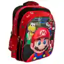 Morral Maleta Grande Diseño Mario Bros Niños Lona Jle