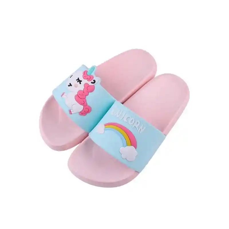 Sandalias De Unicornio En Rosado Talla 28