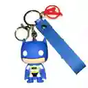 Llavero Silicona Batman Azul