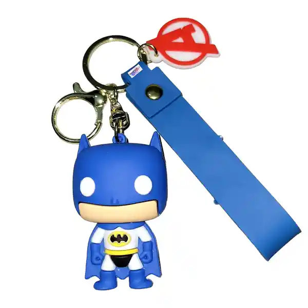 Llavero Silicona Batman Azul