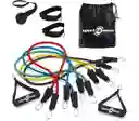 Kit Bandas Elásticas Tubulares X 10 Piezas Sport Fitness Gym