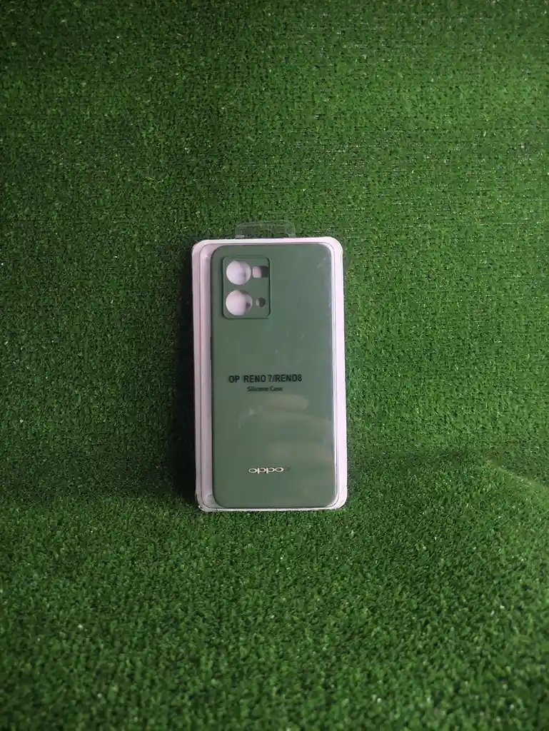 Oppo Reno 8 | Forro Protector| Silicone Case |verde Pino|oppo | Carcasa | Funda | Anti Humedad