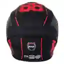 Casco Edge Integral Frankie Master88 Negro/rojo Xl