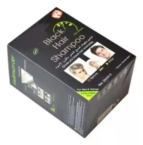 Shampoo Pinta Canas 5 Min Black Hair Caja X10 (sobres)