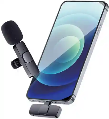 Micrófono Doble Inalámbrico Para Iphone Reducción De Ruido Inteligente