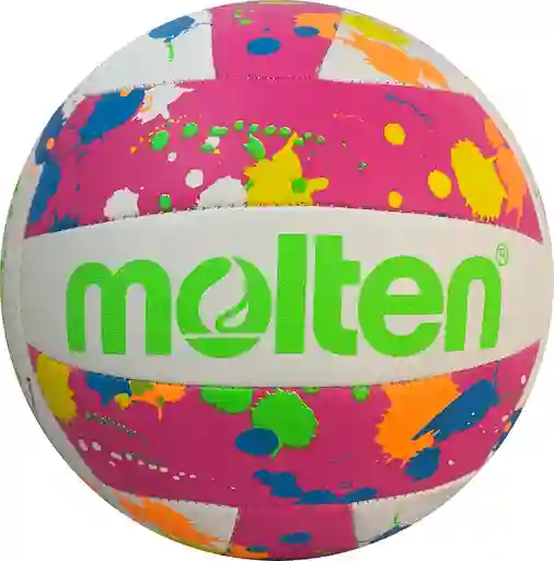 Balón De Voleibol Molten Playa Cosido Ms500 Neosplat/fucsia