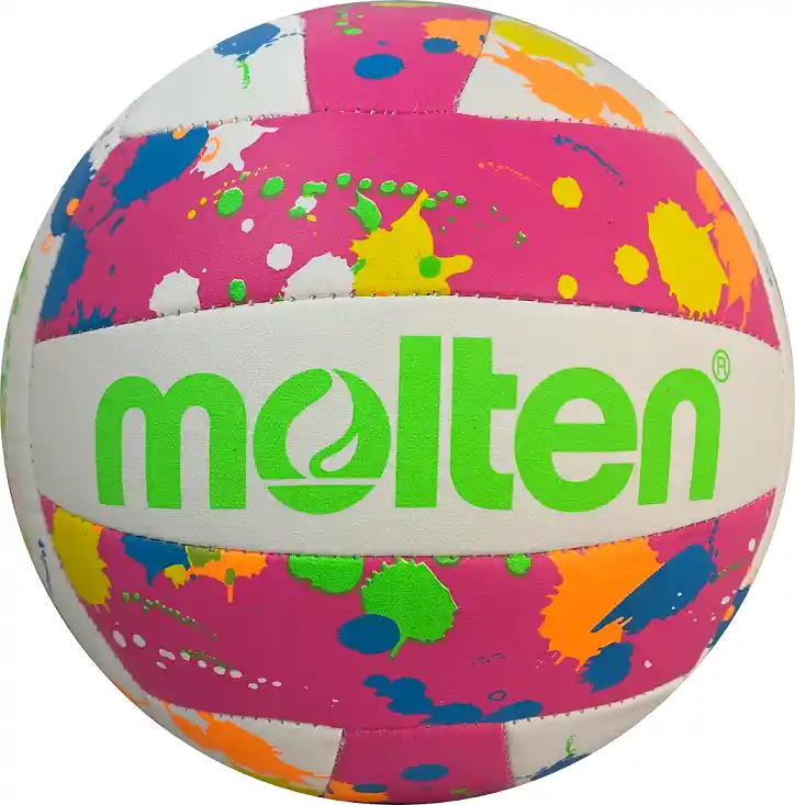 Balón De Voleibol Molten Playa Cosido Ms500 Neosplat/fucsia